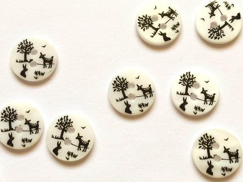 12mm - Deer, Rabbit & Trees