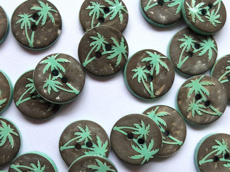 15mm - Coconut with Palm Tree