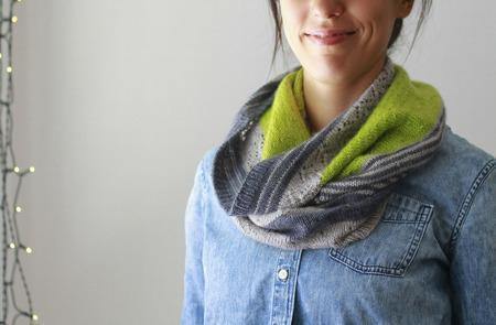 3 Colour Cowl Pattern by Joji