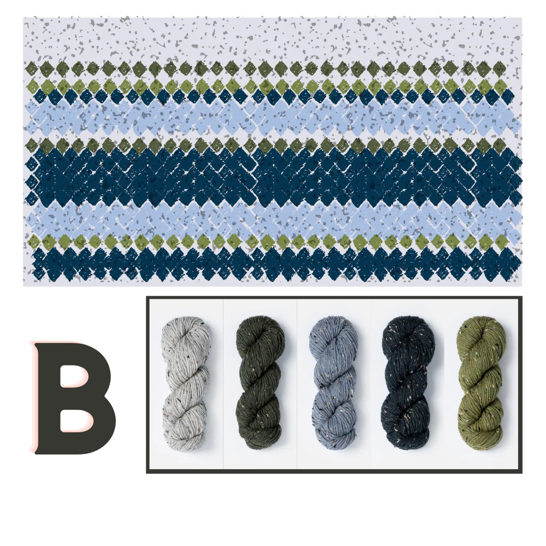 Brentwood Throw Kits with Woolstok Tweed - Image 4