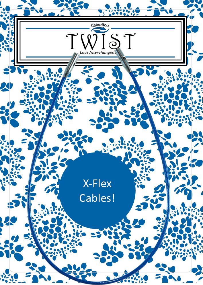 ChiaoGoo TWIST Blue X-Flex Interchangeable Cables - Image 4