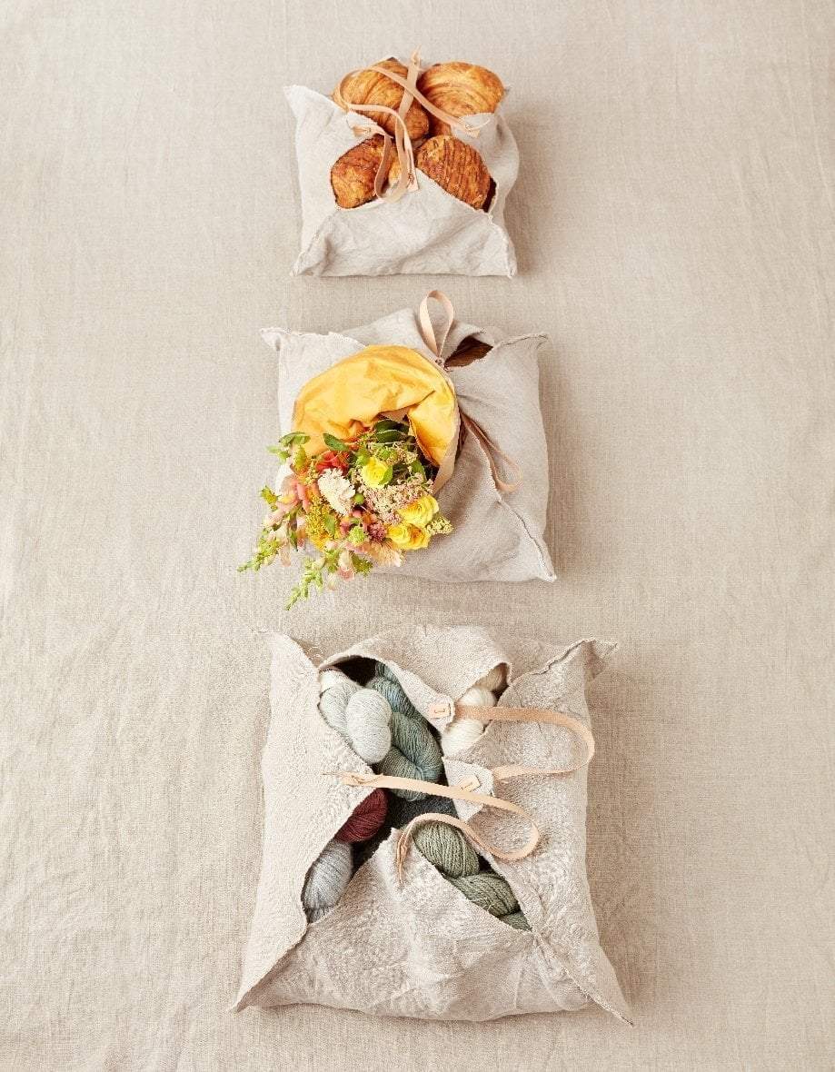 Cocoknits Rustic Linen Four Corner Bag (Medium) - Image 4