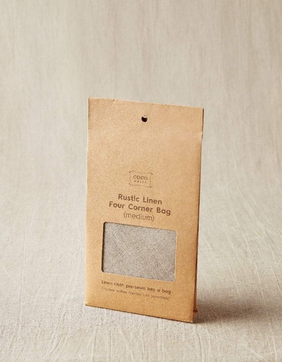 Cocoknits Rustic Linen Four Corner Bag (Medium) - Image 5