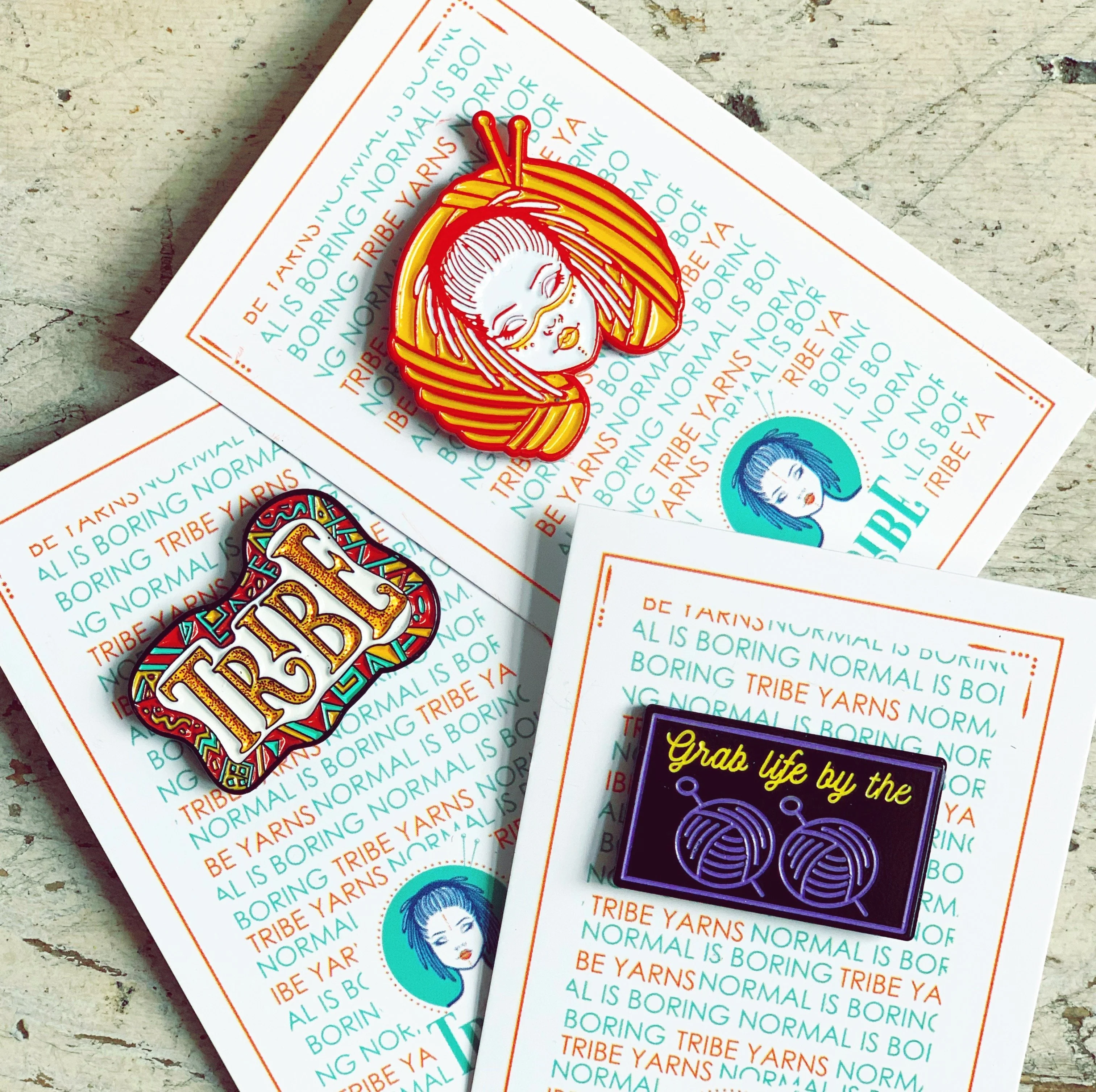 Glitter Tribe Enamel Pin - Image 3