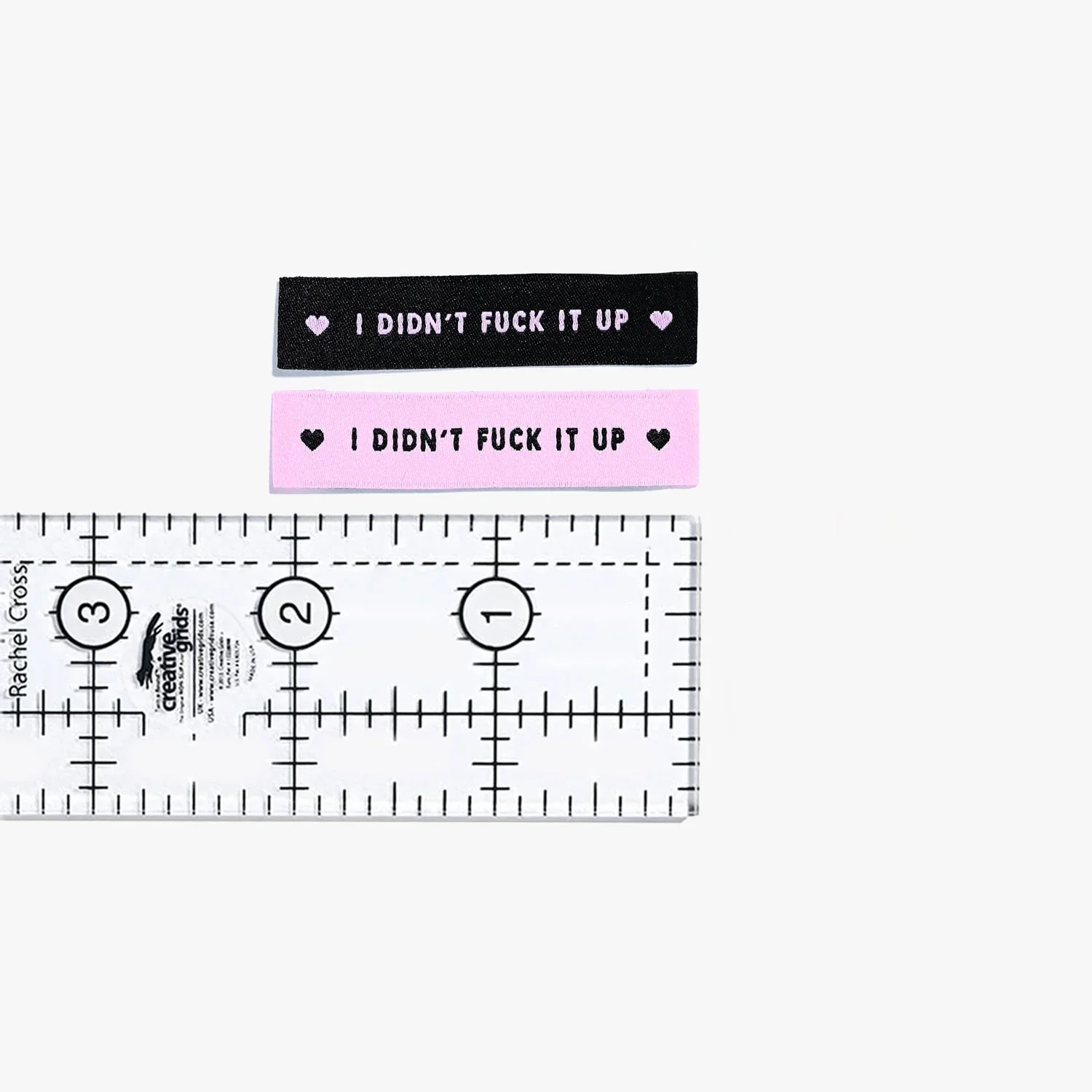 "I Didn't Fuck It Up" Woven Labels 6 Pack - Image 2