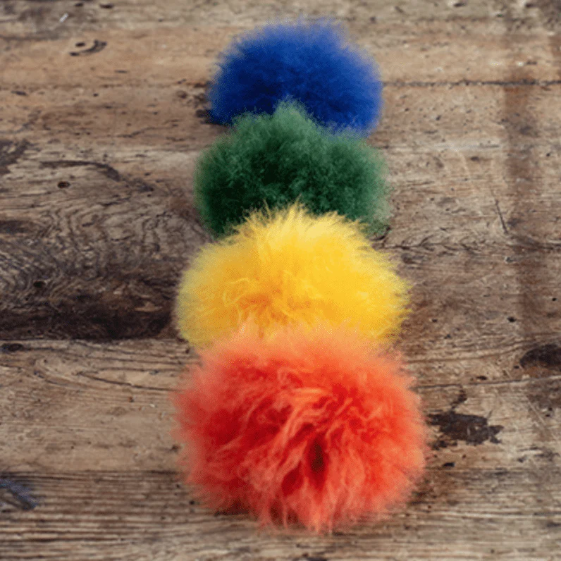 Interchangeable Ethical Alpaca Fur Pom Pom - Image 3
