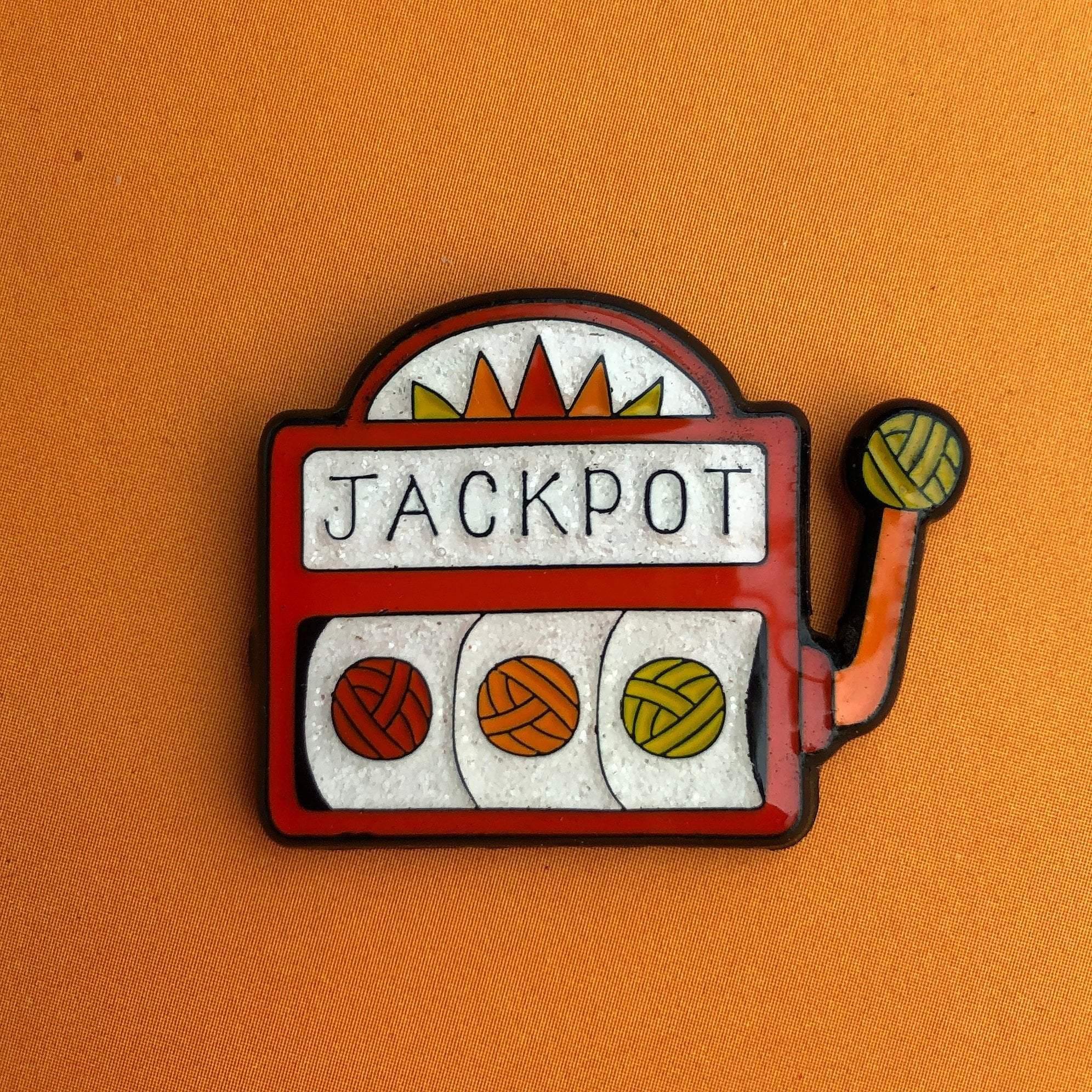 Jackpot Enamel Pin Badge