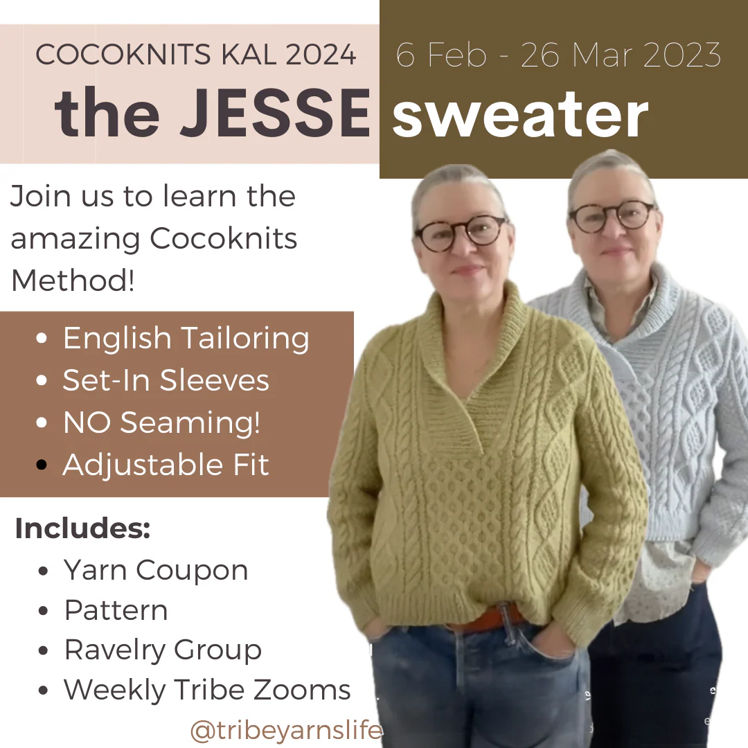 Jesse Sweater KAL with Cocoknits