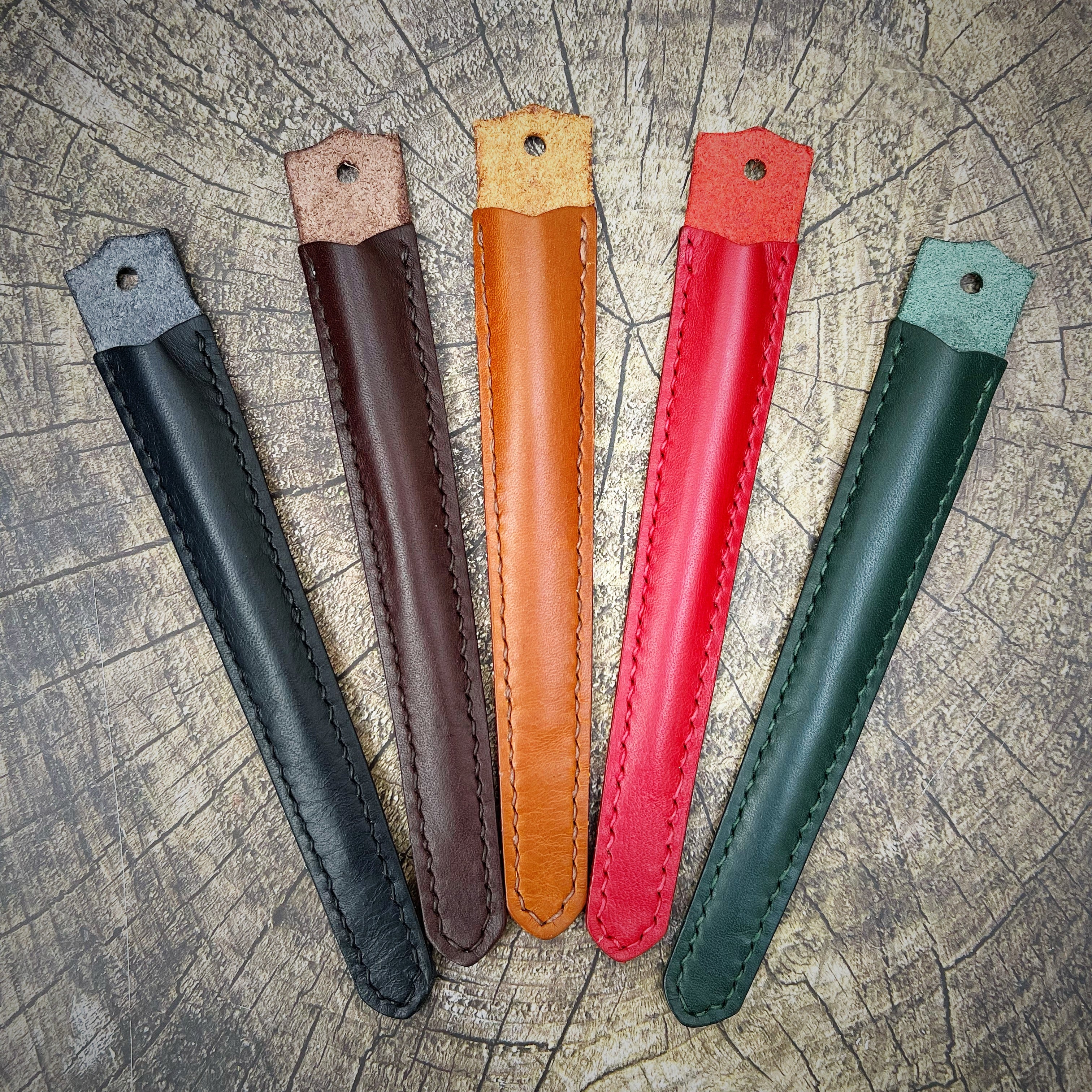 Leather Single Crochet Hook Cases - Image 2