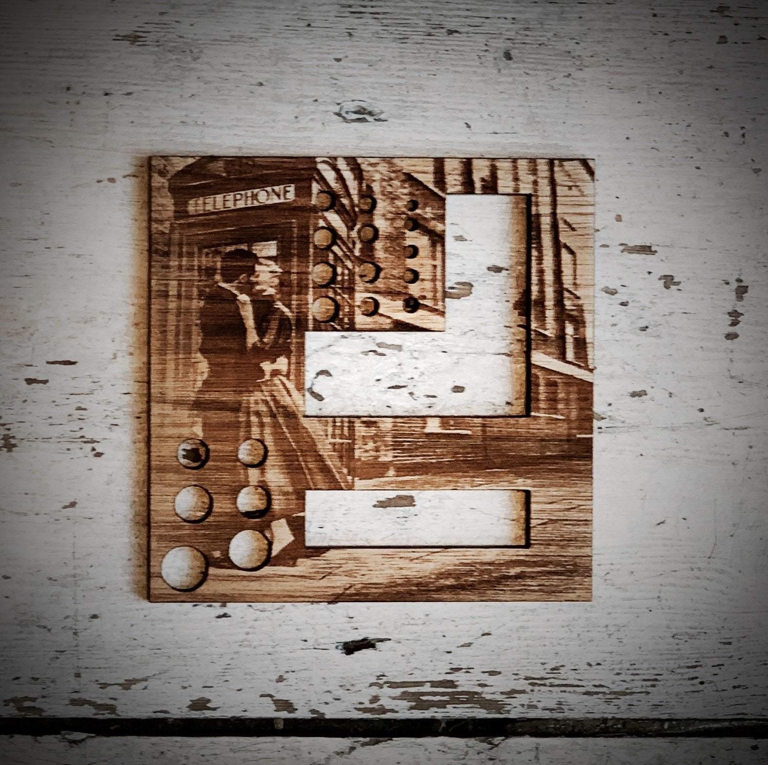 London Lovers Handmade Wooden Swatch Gauge - Angle - Image 5