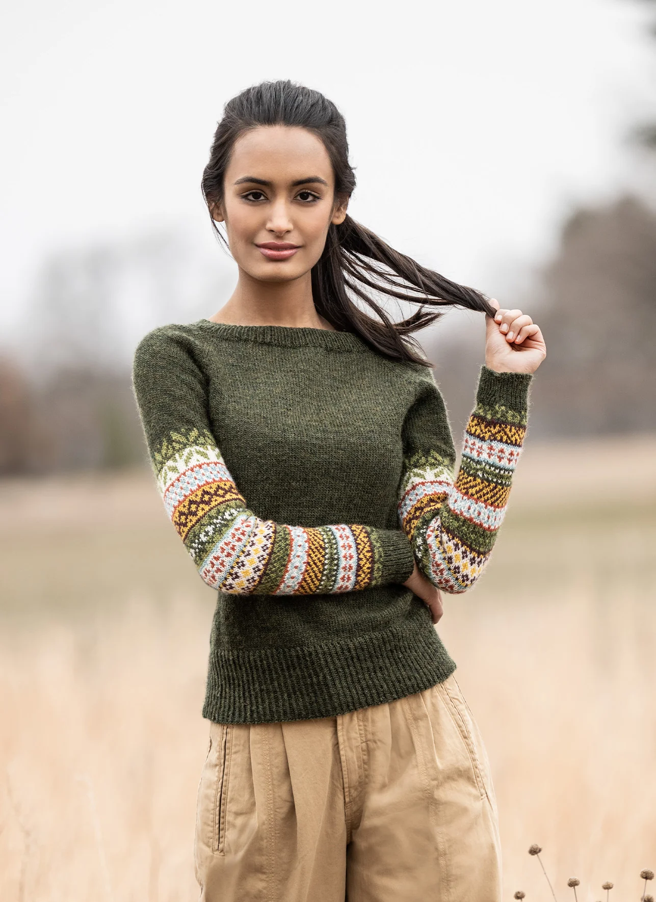 Richmond Hill Sweater Kit 11 - Red Rock - Image 3