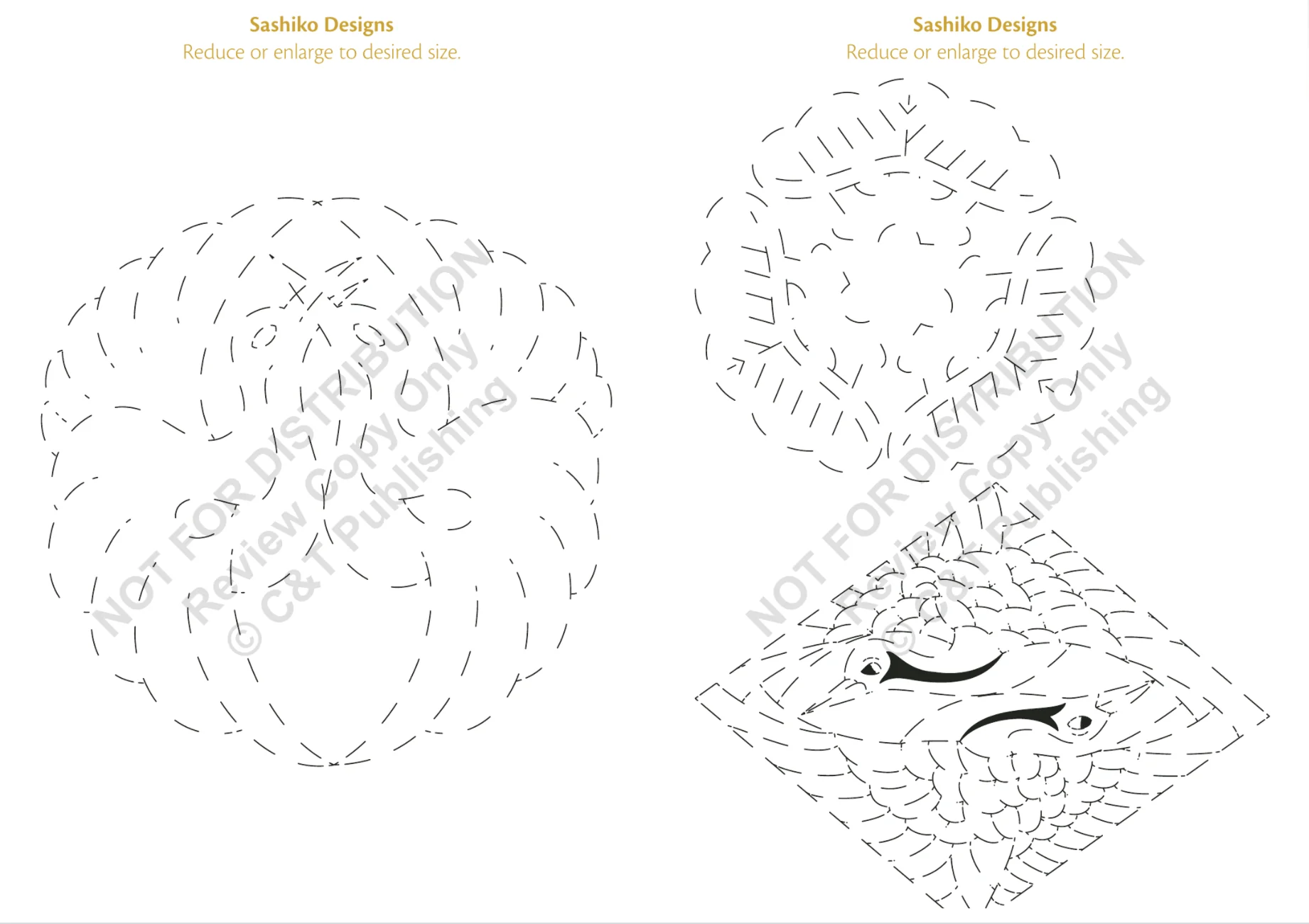 Sashiko Handy Pocket Guide by Sylvia Pippen - Image 6