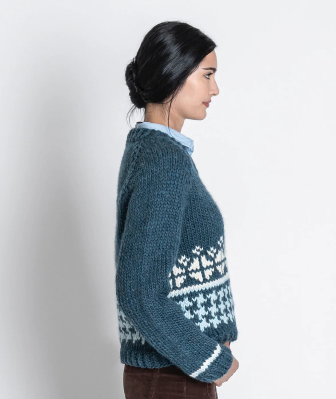 Swansboro Sweater Kit in Woolstok North - Image 12
