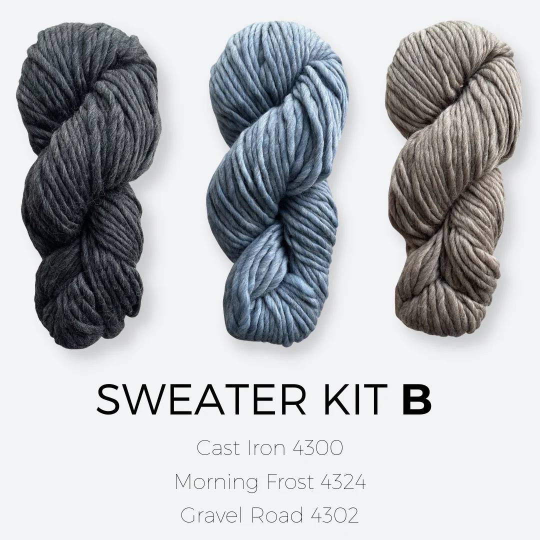 Swansboro Sweater Kit in Woolstok North - Image 3