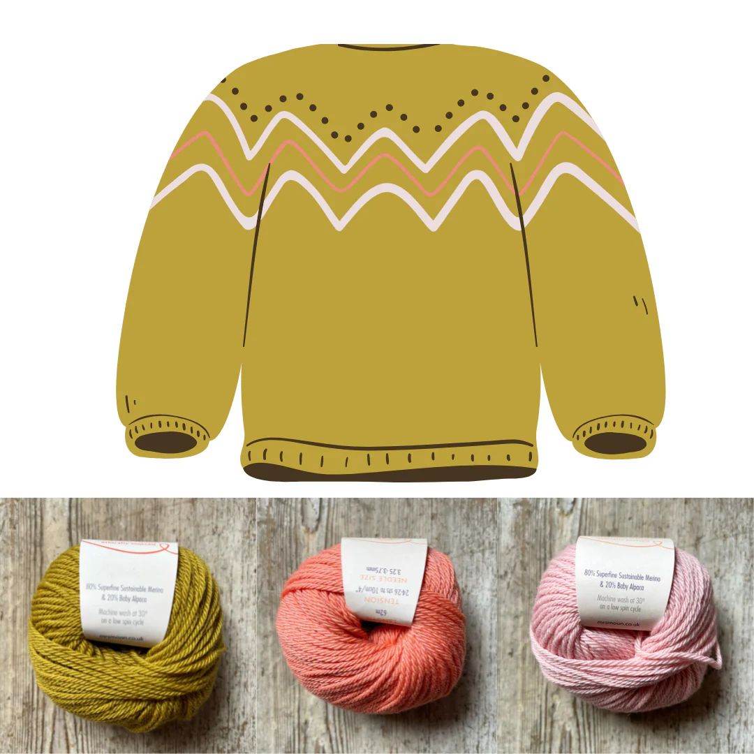 Tilly Cardigan Kit by Mrs Moon - Image 4