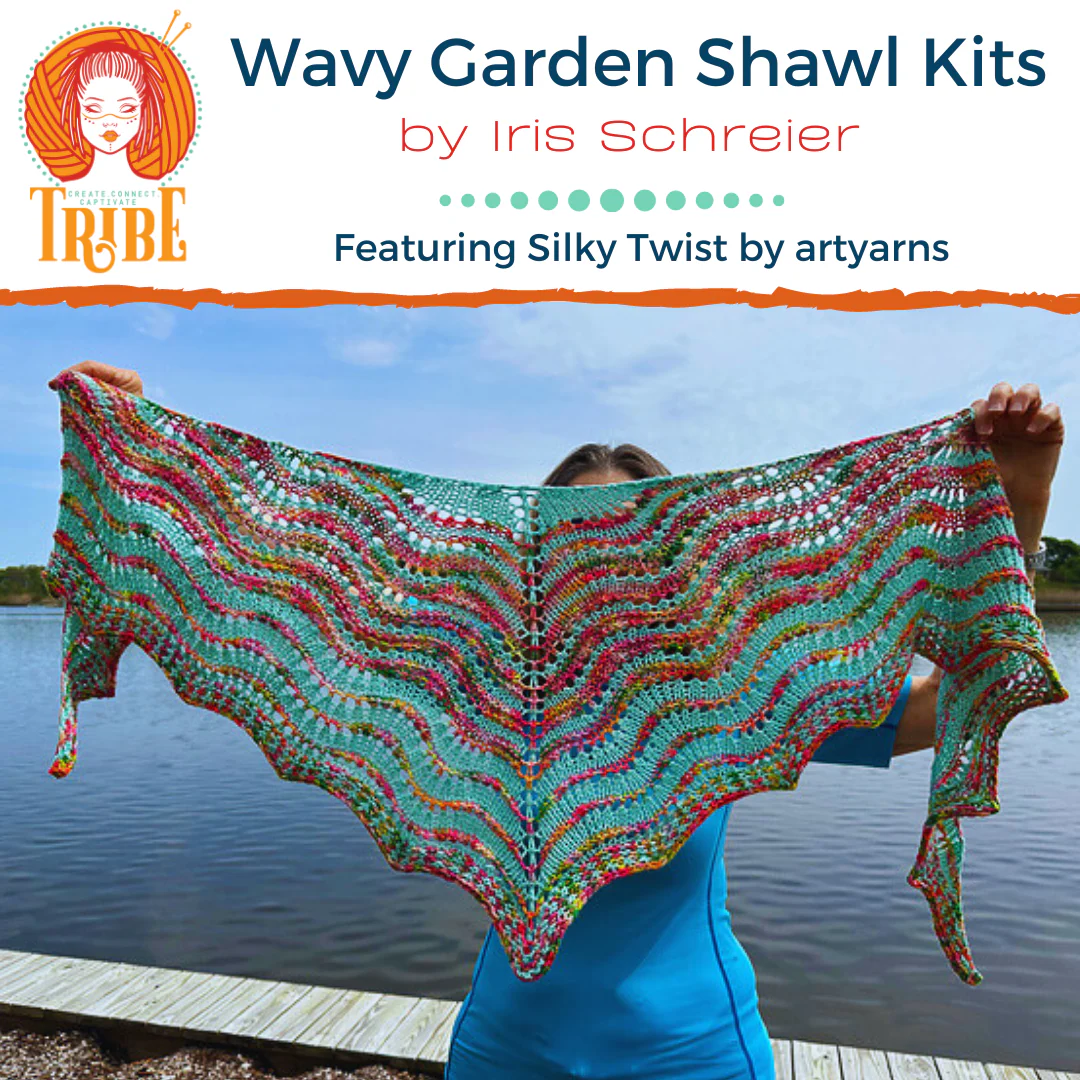 Wavy Garden KAL Kits by artyarns