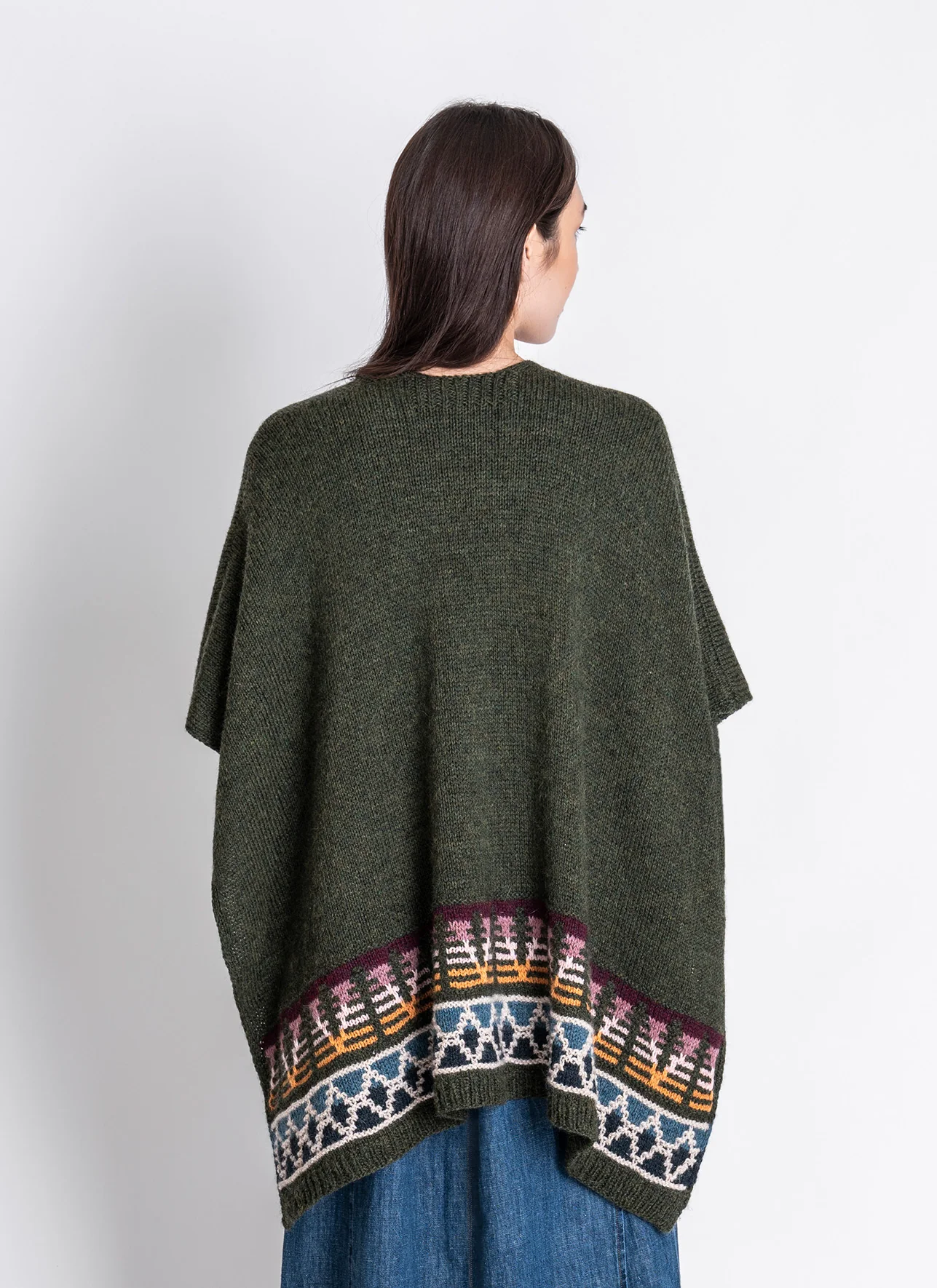 Woodland Ruana Kit in Woolstok Worsted - Image 3