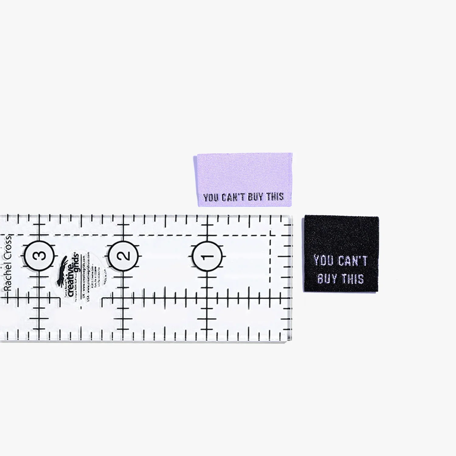 "You Can't Buy This" Woven Labels 6 Pack - Image 6